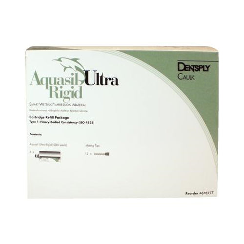 Dentsply 678777 Aquasil Ultra Smart Wetting Material Rigid Regular Set 4/Pk EXP Oct 2023 Dentsply 678777 Aquasil Ultra Smart Wetting Material Rigid Regular Set 4/Pk EXP Oct 2023